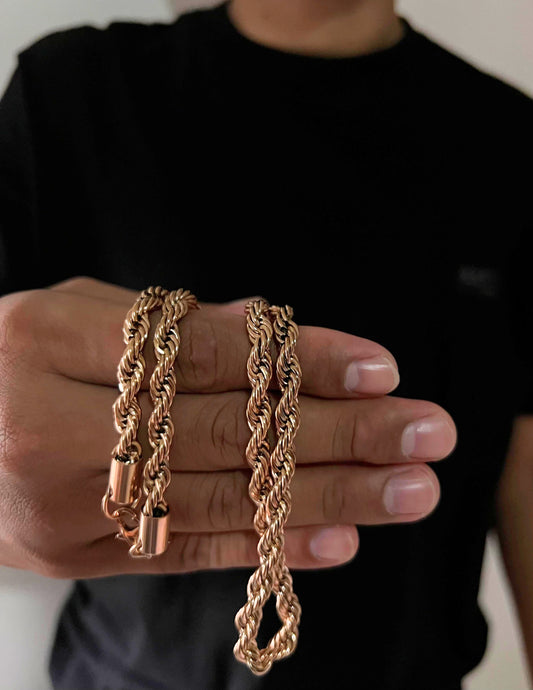 Cadena Lazo Rosa Hombre