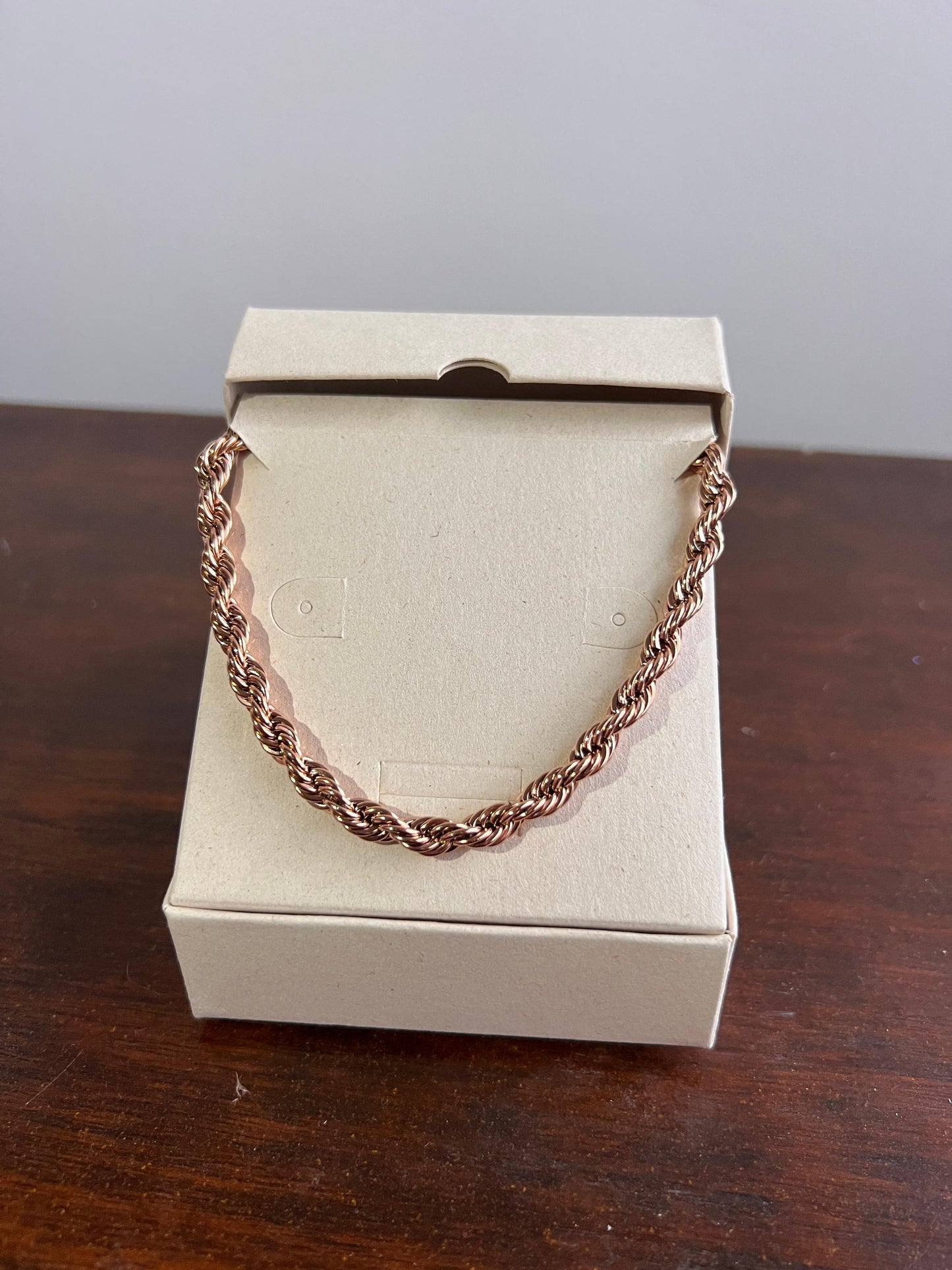 Cadena Lazo Rosa Hombre