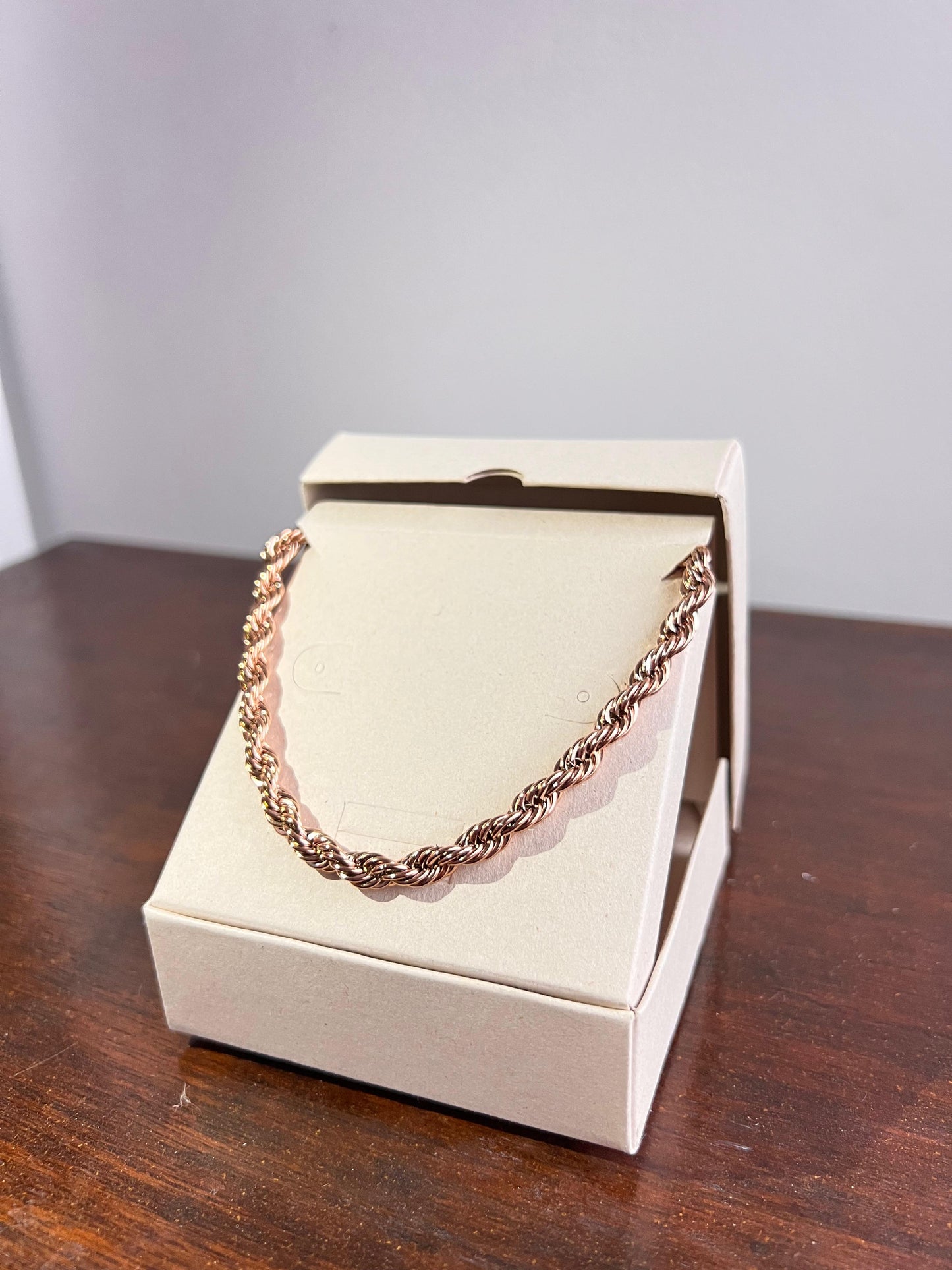 Cadena Lazo Rosa Hombre