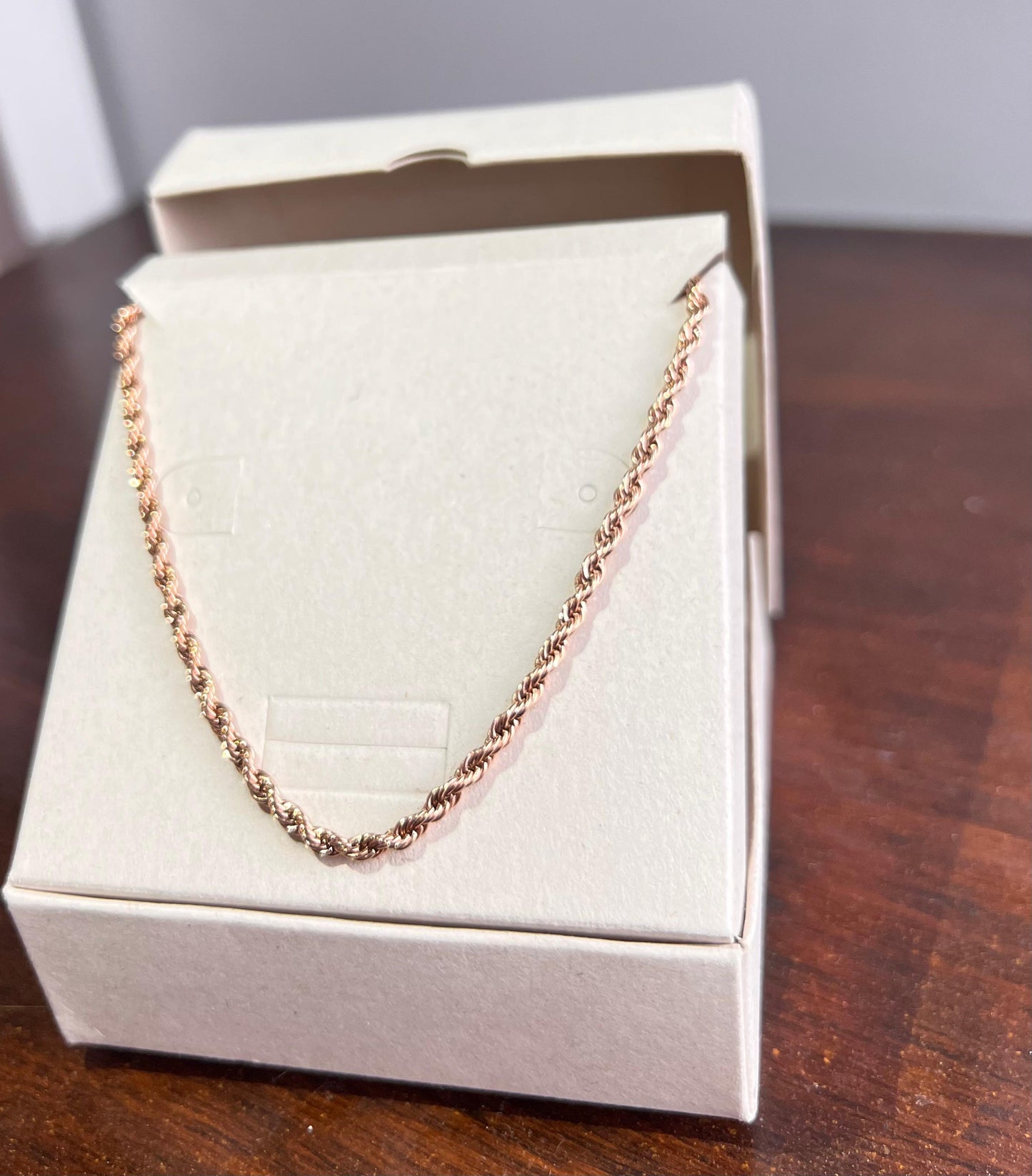 Cadena Lazo Rosa Mujer