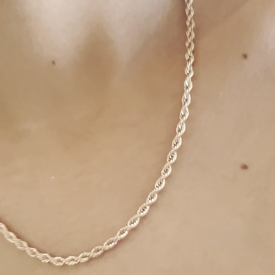 Cadena Lazo Rosa Mujer